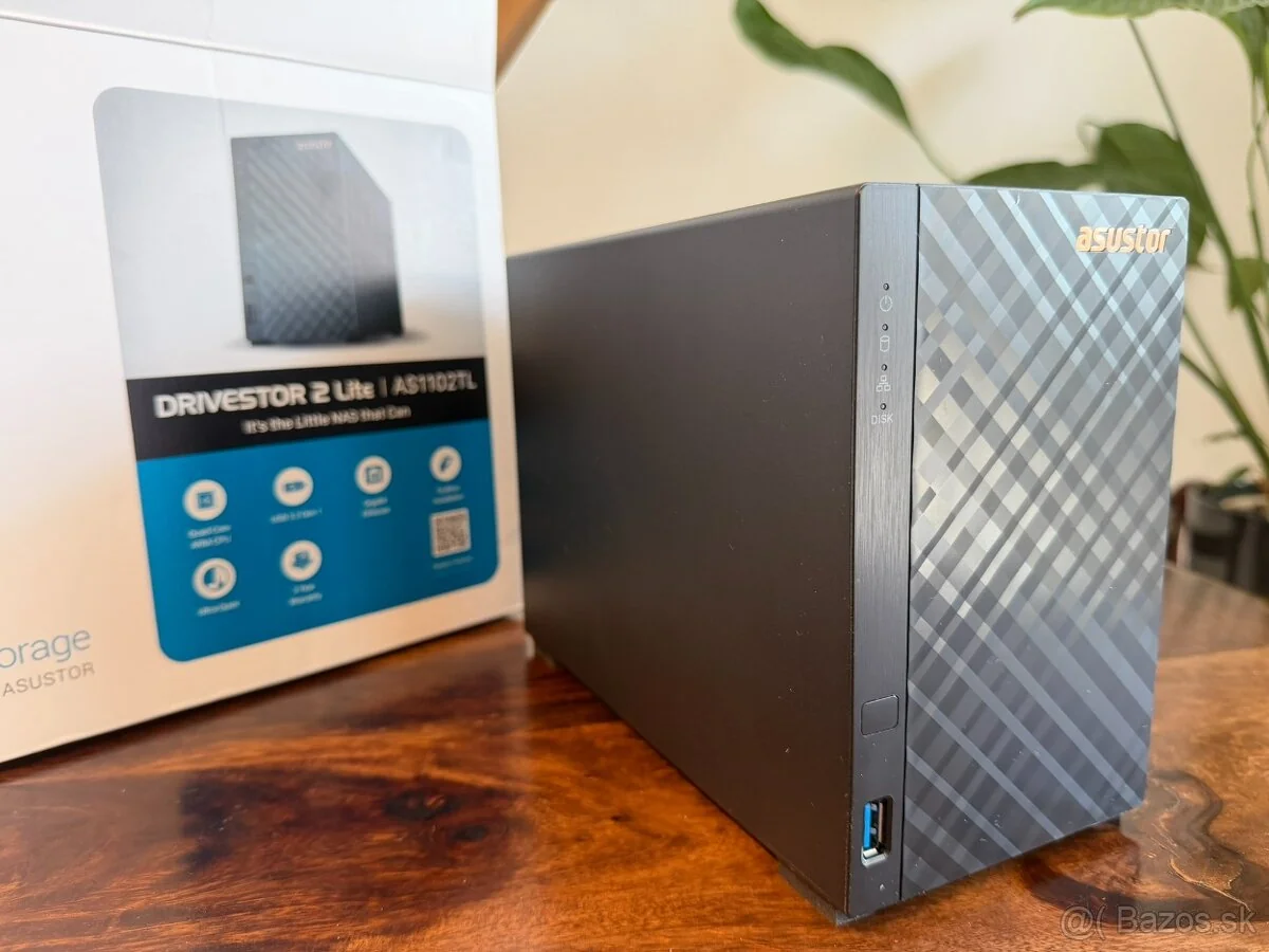 Asustor Drivestor 2 Lite AS1102TL NAS - novy, zaruka – fotka 1 z 3