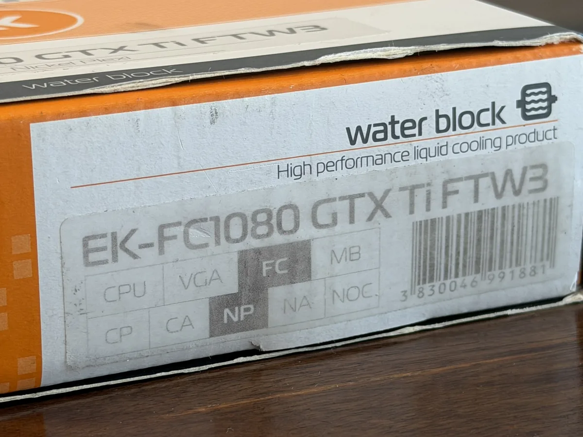 EKWB EK-FC1080 GTX Ti FTW3 - vodný blok pre EVGA 1080Ti – fotka 2 z 3