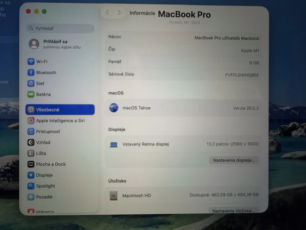 MacBook Pro 13" M1 2020 8GB/512GB Space Gray TOP STAV – fotka 7 z 9