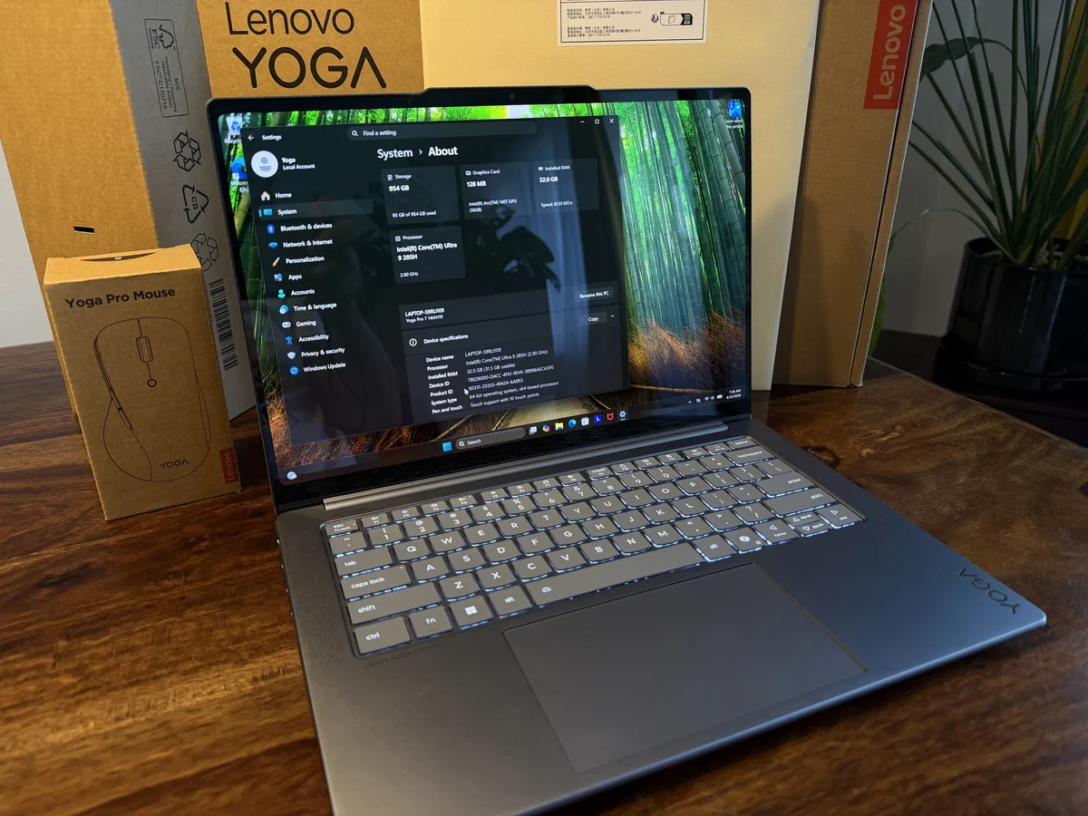 Lenovo Yoga Pro 7 14IAH10 Ultra 9 285H 32GB 1TB OLED – fotka 1 z 5
