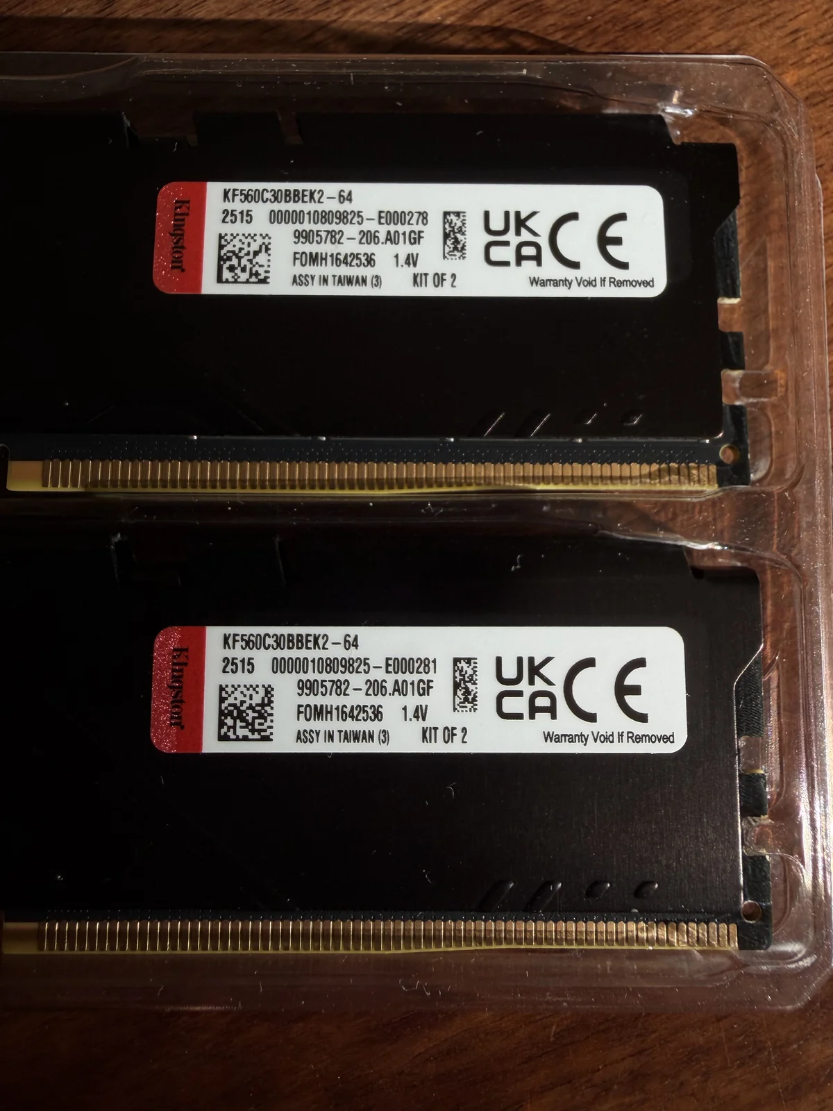 Kingston FURY Beast DDR5 64GB (2x32GB) 6000MHz CL30 – fotka 3 z 3