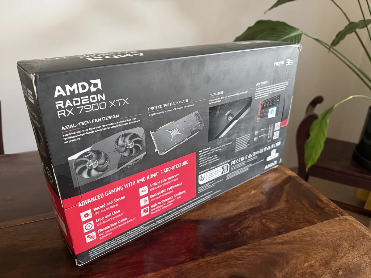 ASUS Dual Radeon RX 7900 XTX 24GB OC – nová – fotka 3 z 4