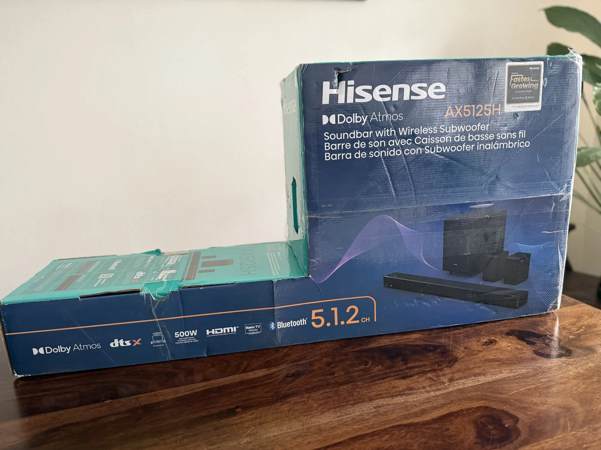 Hisense AX5125H 5.1.2 Soundbar 500W Dolby Atmos NOVÝ – fotka 1 z 4
