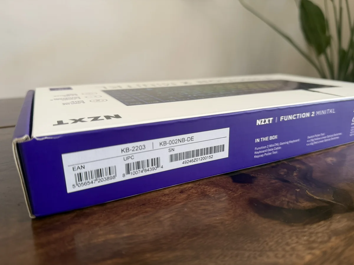 NZXT Function 2 MiniTKL gaming klávesnica NOVÁ – fotka 2 z 3
