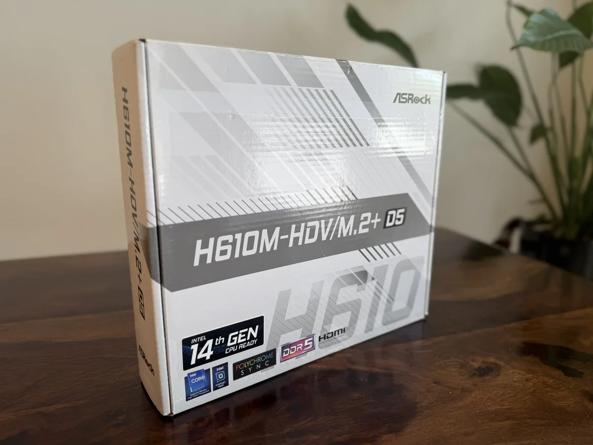 ASRock H610M-HDV/M.2+ D5 LGA1700 mATX základná doska – fotka 1 z 3
